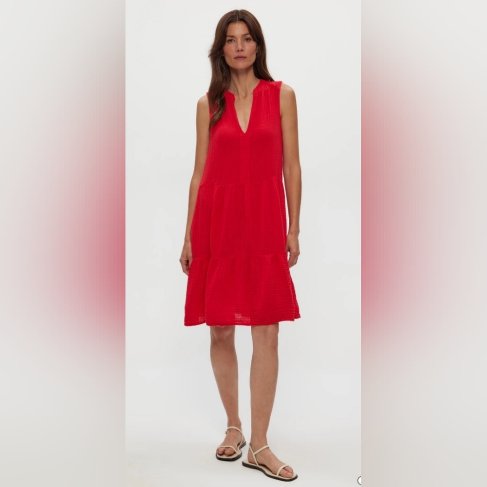 MICHAEL STARS Daisy Gauze Dress, Size Small